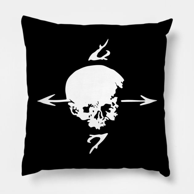 Hill Skull Pillow by weirdude