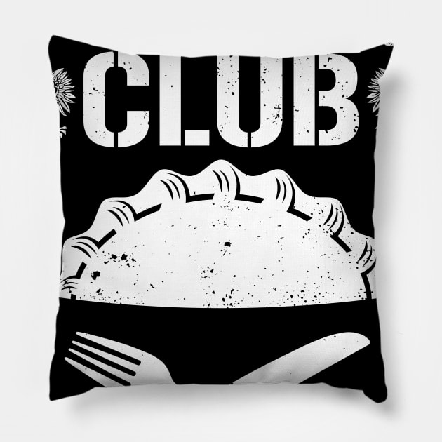 Pierogi Club (Bullet Club Parody) Pillow by Gimmickbydesign