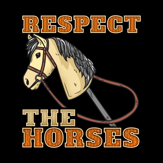 Respect The Horses Hobbyhorsing design hobbyhorse equetrian by biNutz