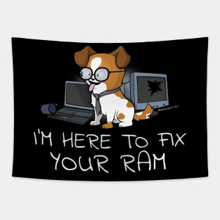 Fix Your RAM Funny Computer Geek Tapestry