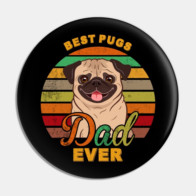 Best Pugs Dad Ever Pin by franzaled