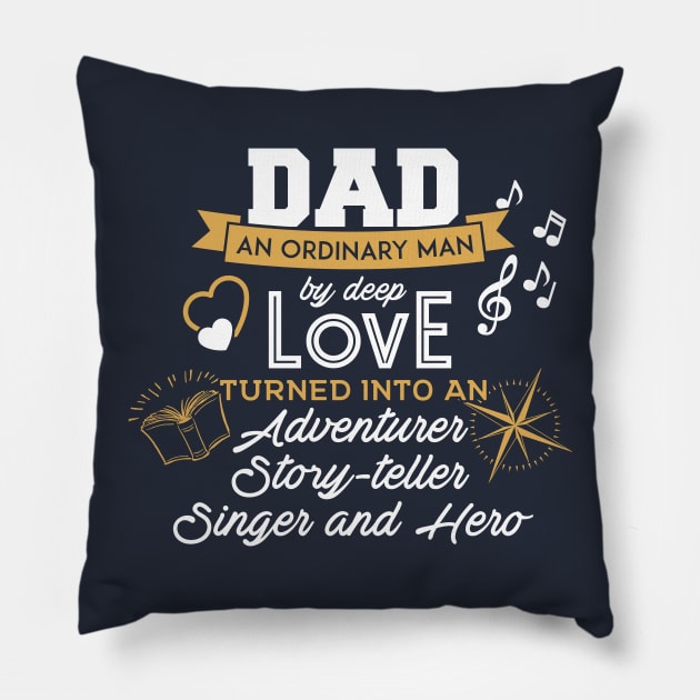 Ordinary Men With Love Turned Into Dad Pillow by yeoys