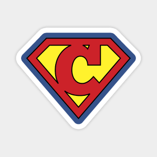 C Programming Superhero - Cool Computer Programmer Design Magnet