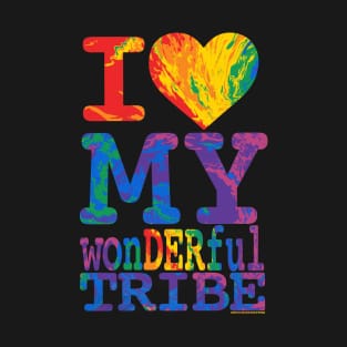 I Love My wonDERful Tribe T-Shirt