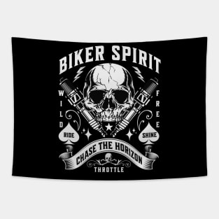 Biker Spirit wild free Tapestry