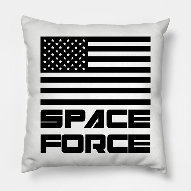 US Space Force Pillow by DesignbyDarryl