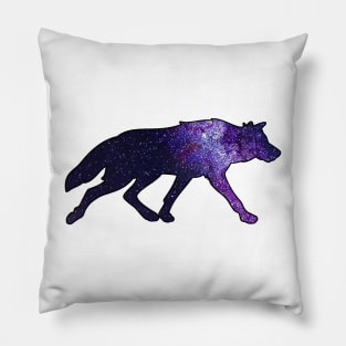 Wolf Galaxy Pillow