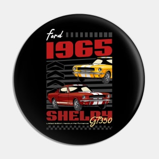 Iconic Mustang Muscle Car Pin