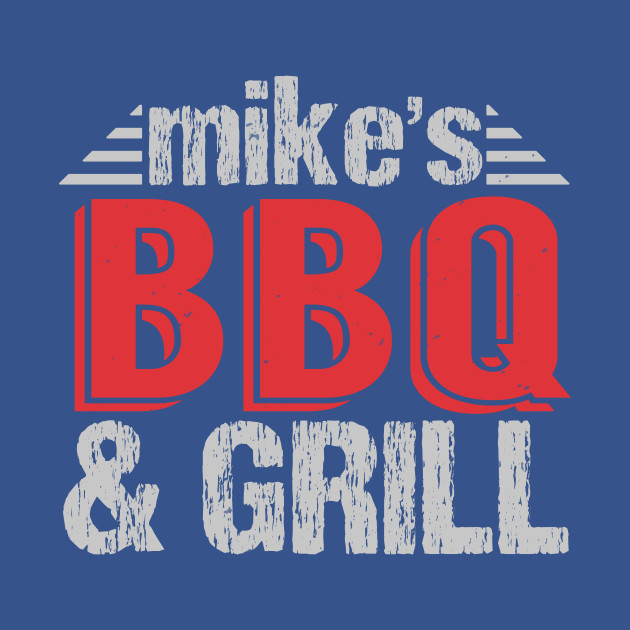 Discover BBQ Mike Is Bbq And Grill 16 - Bbq Time Awesome - T-Shirt