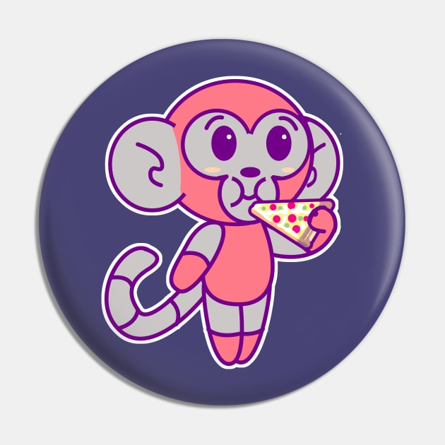 D-MO PIZZA Pin by droidmonkey