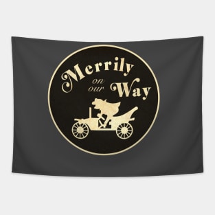 Merrily on our way! Tapestry