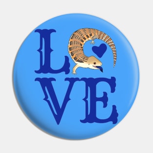 Love Blue Tongued Skink Pin