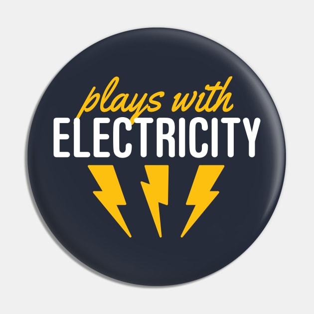 Plays With Electricity Pin by oddmatter