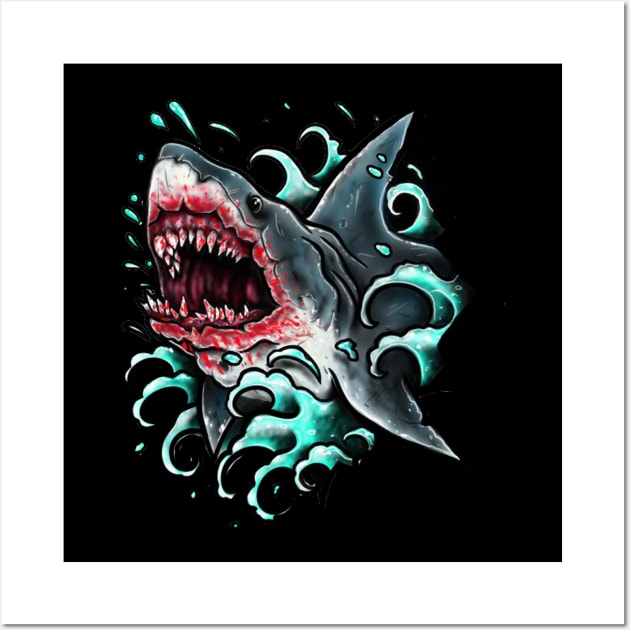 Shark Attack! - Shark - Posters and Art Prints