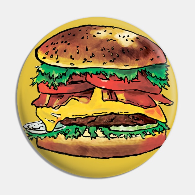 cheeseburger Pin by ReiCola