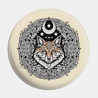 Celtic Fox Pin