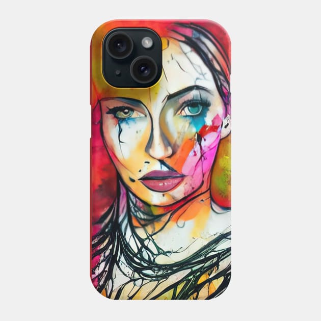 Adorable fashionista influencer Phone Case by Spaidox