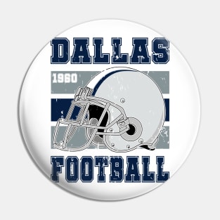 Dallas Retro Football Pin