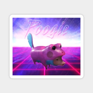 Vaporwave Poogie Magnet