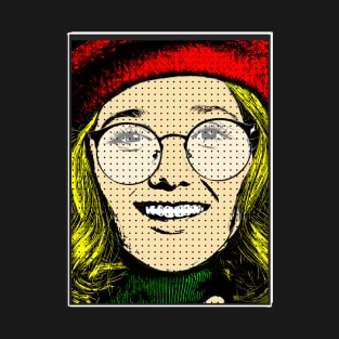 Pop Art Close Up Women Glasse T-Shirt