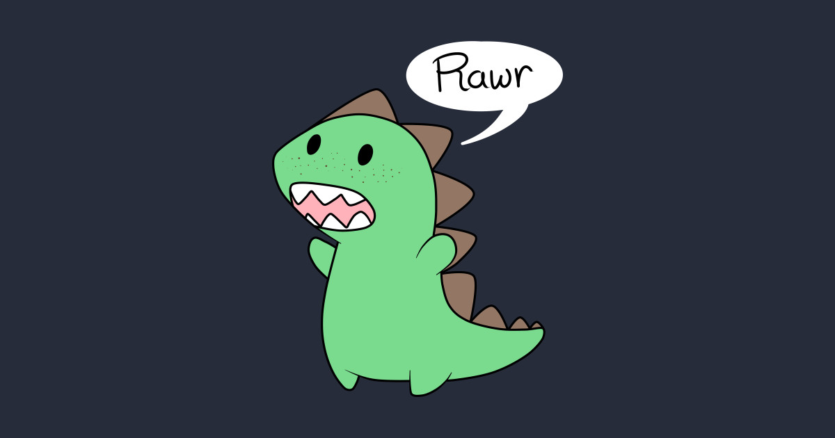 Rawr - Rawr - Sticker | TeePublic