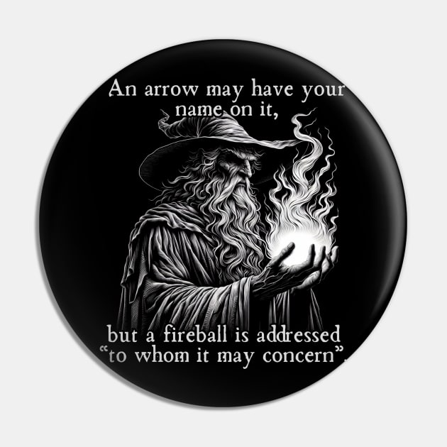 Fireball Pin by OddlyNoir