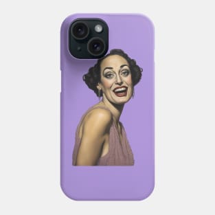 Joan Crawford painting. Phone Case