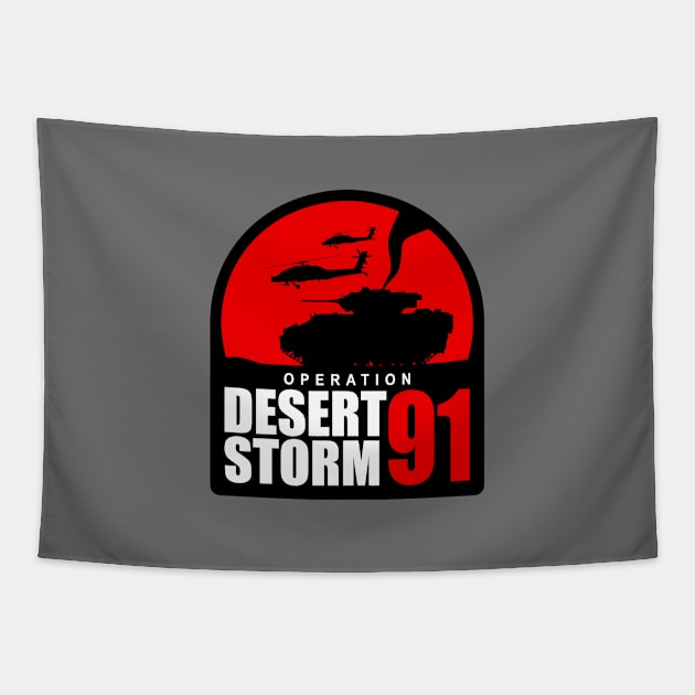 Operation Desert Storm 1991 Tapestry by TCP