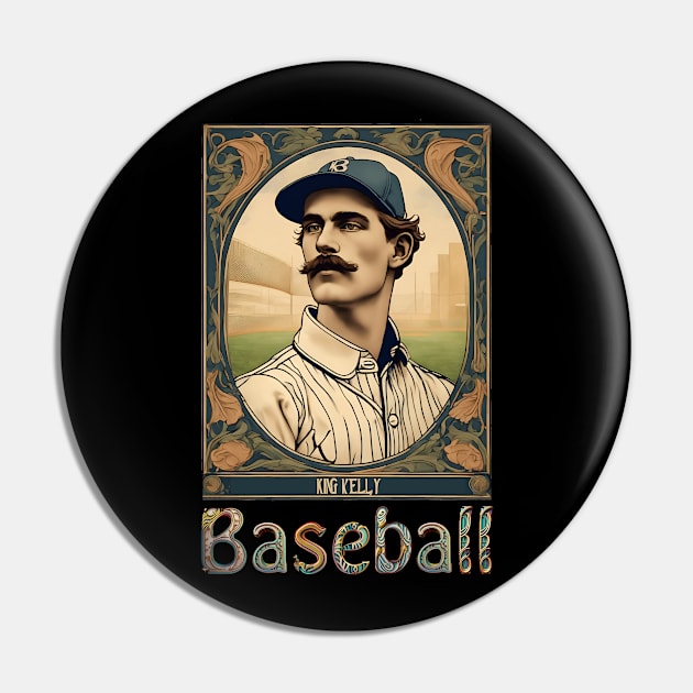 Vintage Baseball Pin by ArtShare