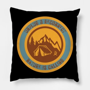 Unplug & Reconnect Camping Pillow