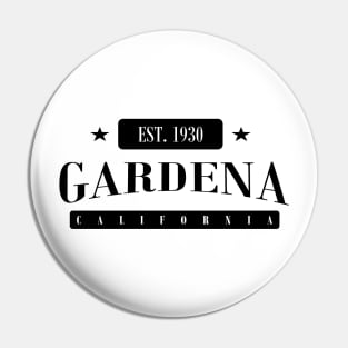Gardena Est. 1930 (Standard Black) Pin