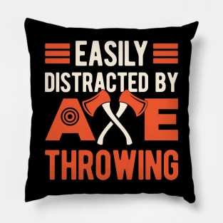 Axe Throwing Funny Gift Pillow