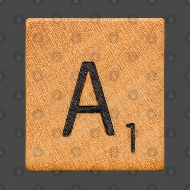 Scrabble Tile 'A' by RandomGoodness