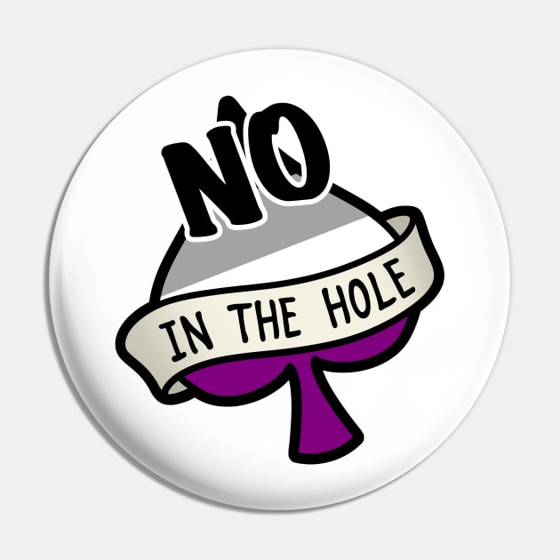 No Ace in the Hole Pin by ChristaDoodles