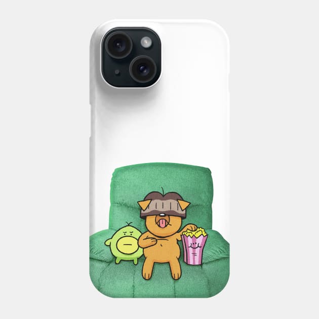 armchair bowlcut Phone Case by Bowlcut Pug