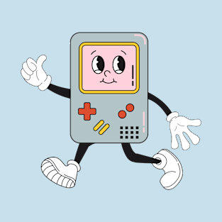 Retro Gameboy Grin Face T-Shirt