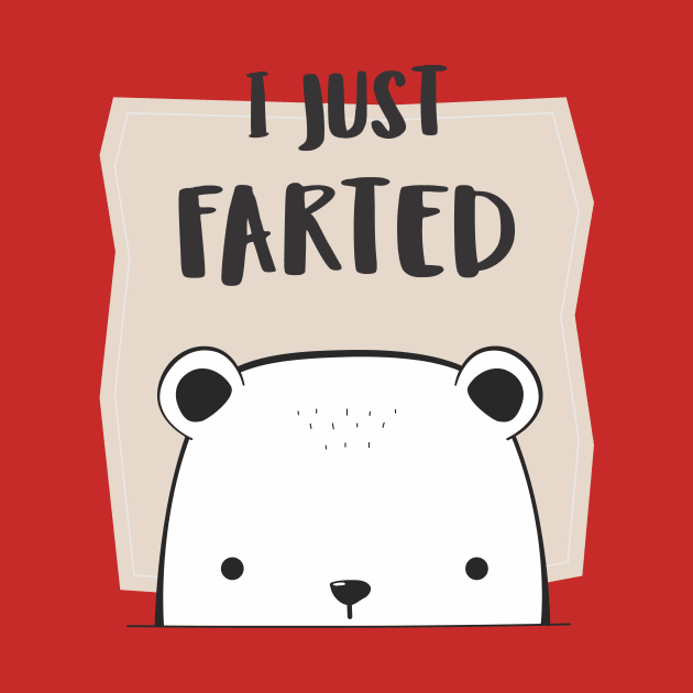 Farted - Cute But Still - The Smell We All Smelt - Beige by Crazy Collective