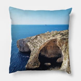 The Blue Grotto Pillow