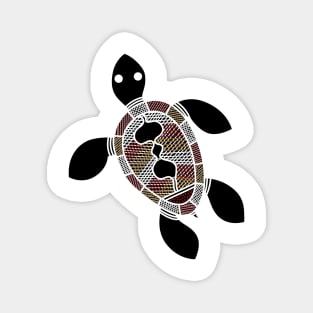 Aboriginal Art - Turtle Magnet