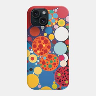 Kusama's Cosmic Polka Dots: Exploring the Vastness of Space through Minimalism Phone Case