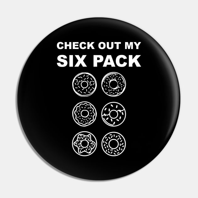 Check Out My Six Pack Pin by Lasso Print