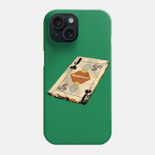 Burning Aang playing card Phone Case