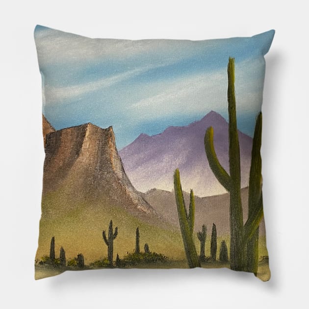 Distant Desert Pillow by J&S mason