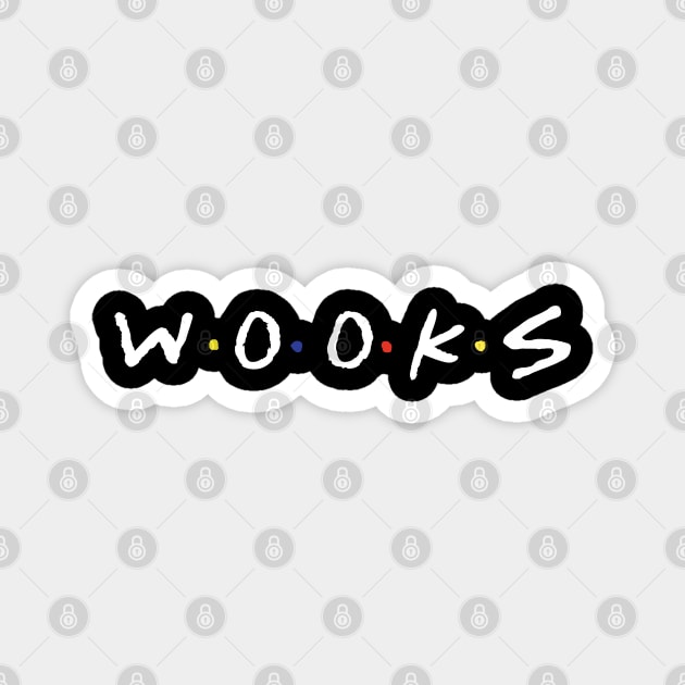 Wook freinds Magnet by jonah block