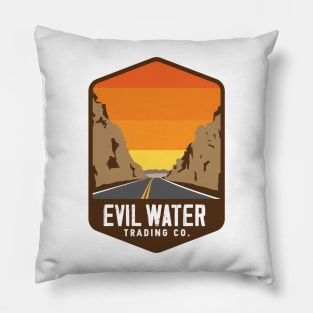 Evil Water Space Between Patch Pillow