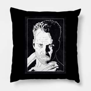 JOHN McCLANE - Die Hard (Black and White) Pillow