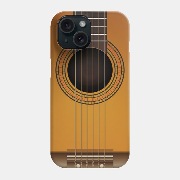 classical guitar Phone Case by psychoshadow