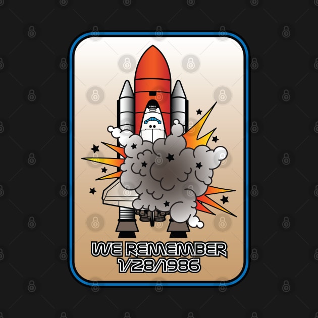 Space Shuttle Challenger We Remember by OrneryDevilDesign