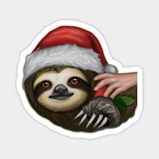 Cute Sloth Drawing Magnet