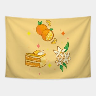 Orange Candy Tapestry